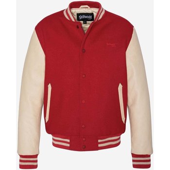 Veste Schott  LC8705 RED/BEIGE - Schott