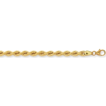 Bracelets Brillaxis  Bracelet  maille corde or jaune 18 carats - Brillaxis