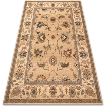 Tapis Rugsx  Tapis en laine POLONIA Loare Cadre crème 200x300 cm - Rugsx
