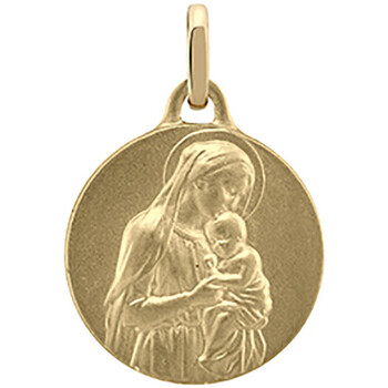 Pendentifs Brillaxis  Médaille vierge à l'enfant or jaune 18 carats - Brillaxis