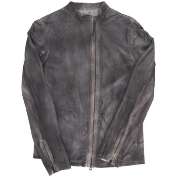 Blouson Never Enough  Veste en cuir nappa nuances de gris