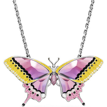 Collier Swarovski  Pendentif et broche  Idyllia papillon