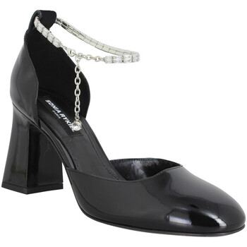 Chaussures escarpins Sonia Rykiel  Honfleur Anklet Cuir Vernis Femme Noir