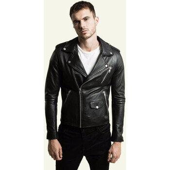 Blouson Serge Pariente  Blouson en cuir Rocky noir-040006 - Serge Pariente