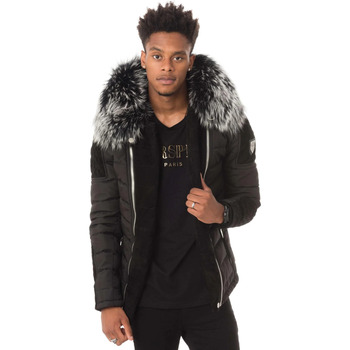 Doudounes Horspist  CARLTON T DAIM NOIR COL SILVER - Horspist
