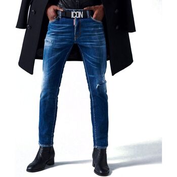 Jeans Dsquared  ICON DARK WASH SKATER JEANS - Dsquared