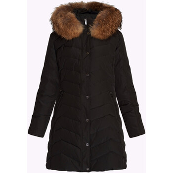 Doudounes Saki  Doudoune Jemma coupe confort noire-046384 - Saki