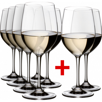6 Verres Chardonnay + 2 Verres Offerts – Ref 7416/05 – Gamme Vinum – Riedel