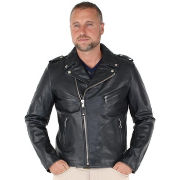 Blouson Schott  Blouson Perfecto  en cuir Ref 41821 Noir