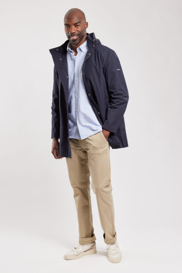 ARMOR-LUX Parka légère déperlante Homme Marine deep S