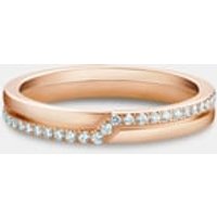 Alliance Promise semi-pavée en or rose - De Beers Jewellers