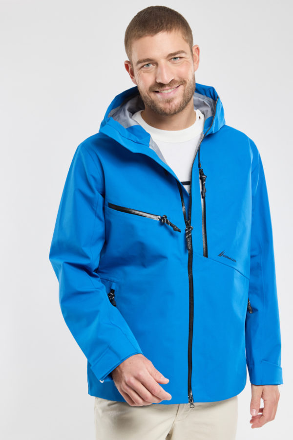 BERMUDES Parka courte imperméable HALLWAY Homme TURQUOISE XXL
