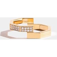 Bague Octogone pavée – JEM
