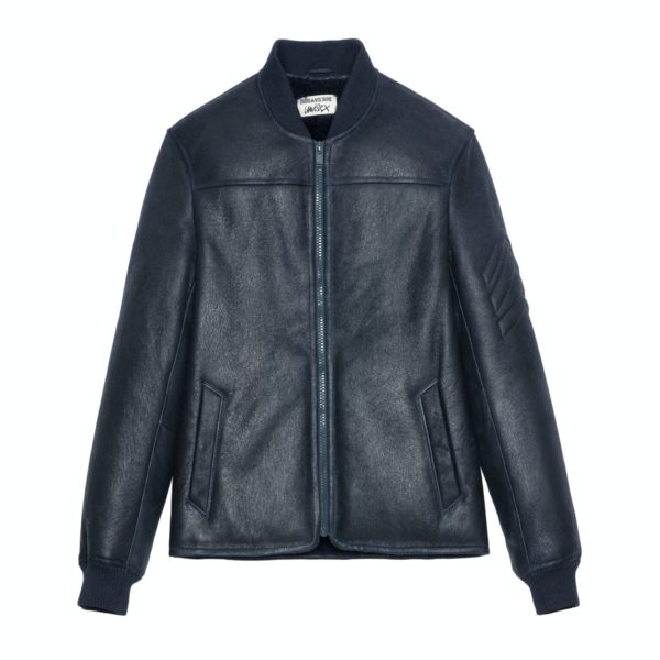 Blouson Leo Shearling Encre – Taille M – Homme – Zadig & Voltaire