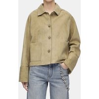 Blouson droit en cuir – Loewe