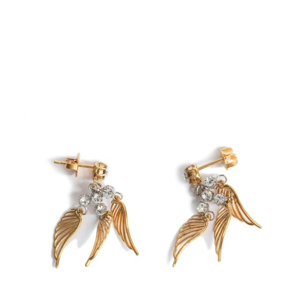 Boucles D’oreilles Rock Over Small Shiny Gold – Femme – Zadig & Voltaire