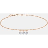 Bracelet Pampilles – 3 diamants – poids total 0,30ct approx. – or 18kt – La Brune & La Blonde