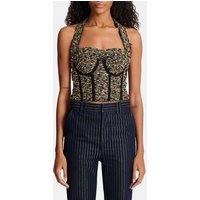 Bustier dos-nu en tweed lurex - Balmain