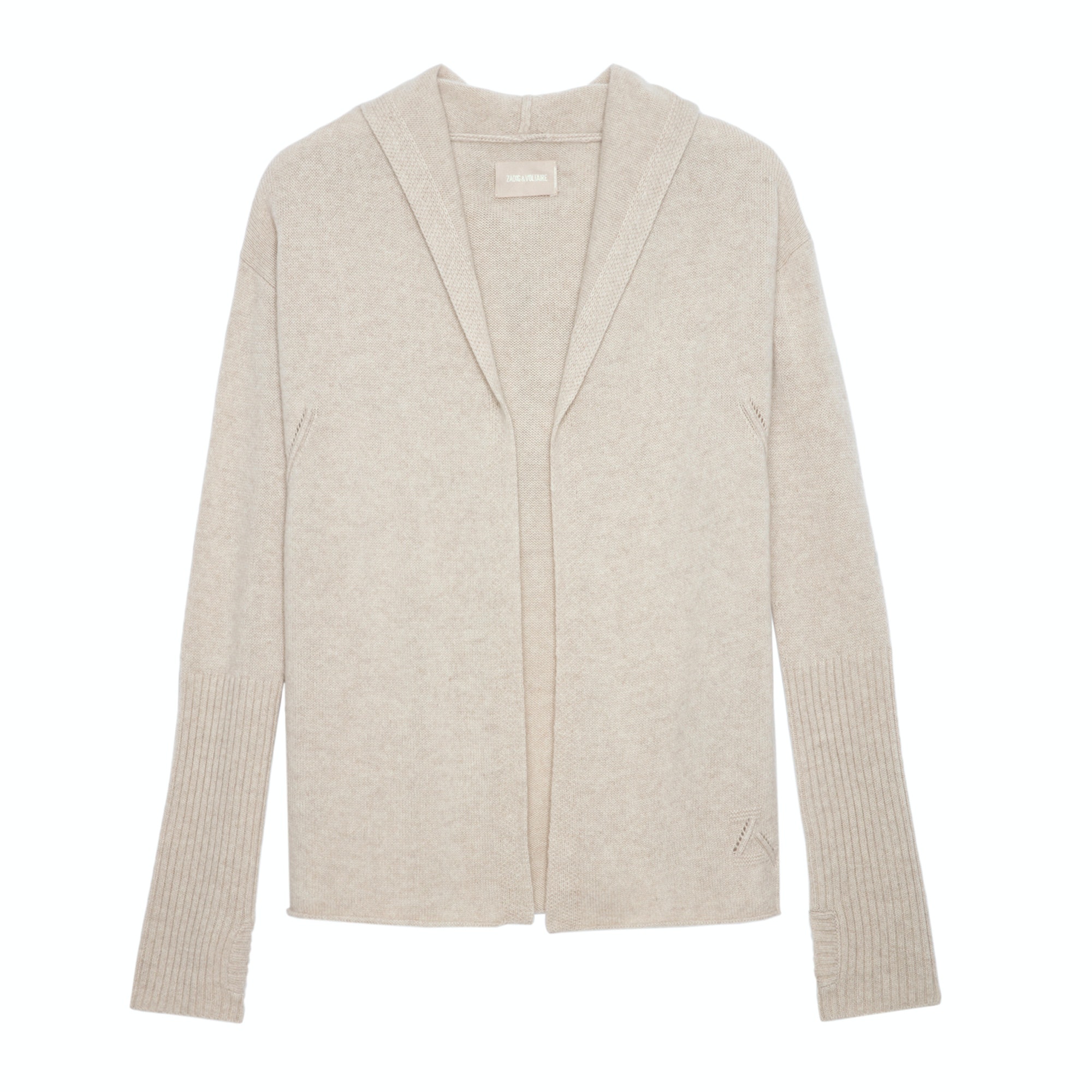 Cardigan Cosany Cachemire Mastic - Taille M/l - Femme