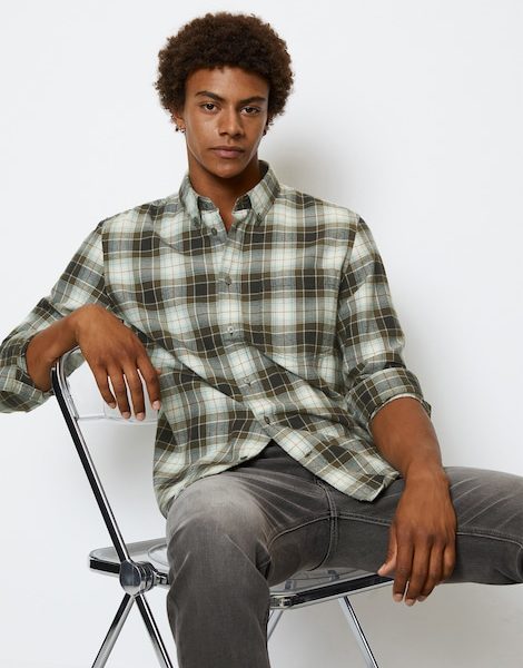 Chemise à carreaux en flanelle – Marc O’Polo
