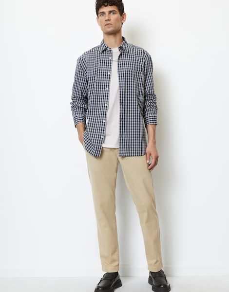 Chemise à manches longues en twill d’hiver de coupe Regular Fit – Marc O’Polo