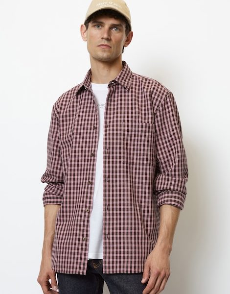 Chemise à manches longues en twill d’hiver de coupe Regular Fit – Marc O’Polo