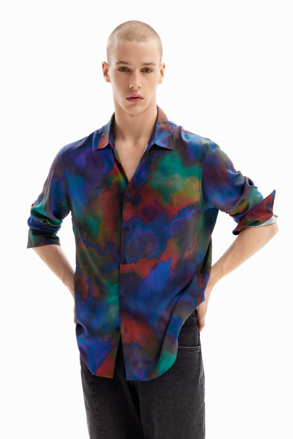 Chemise fluide aquarelle Desigual