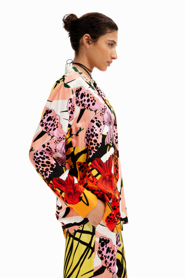 Chemise orchidées M. Christian Lacroix Desigual