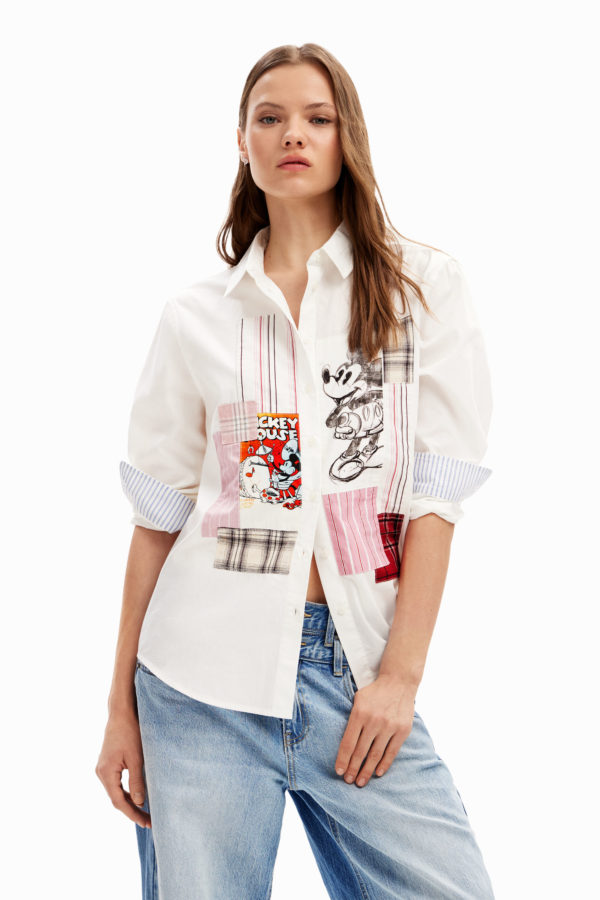 Chemise patchwork Mickey Mouse Desigual