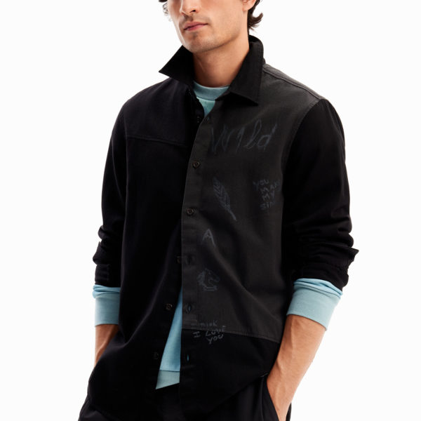 Chemise patchwork dessins Desigual
