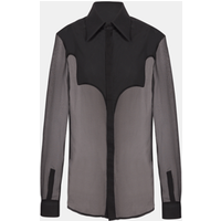 Chemise western en soie - Balmain