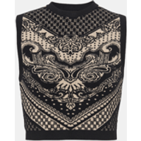 Débardeur en maille Monogramme et Paisley - Balmain
