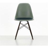 Eames Fiberglass Side Chair DSW avec coussin d’assise – Vitra
