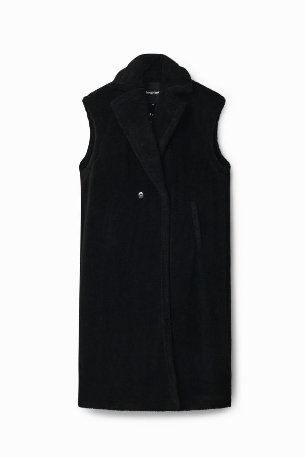Gilet long mouton Desigual