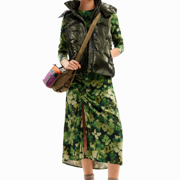 Gilet matelassé moiré Desigual