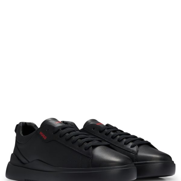 Hugo Boss Baskets en cuir lisse à semelle cupsole