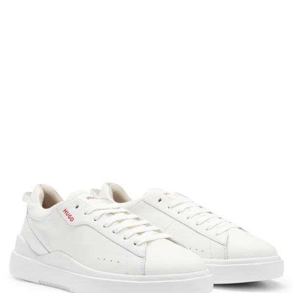 Hugo Boss Baskets en cuir lisse à semelle cupsole