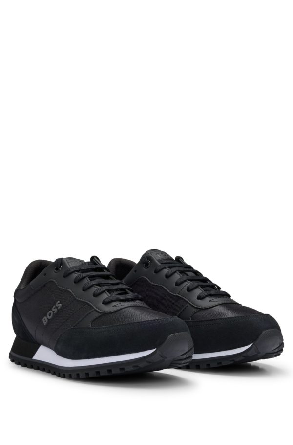 Hugo Boss Baskets style chaussures de course avec finitions en similicuir