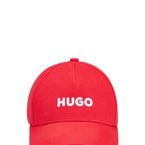 Casquette en twill de coton à logo brodé avec bride d’ajustement – Hugo Boss