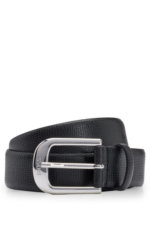 Hugo Boss Ceinture en cuir italien avec boucle logo