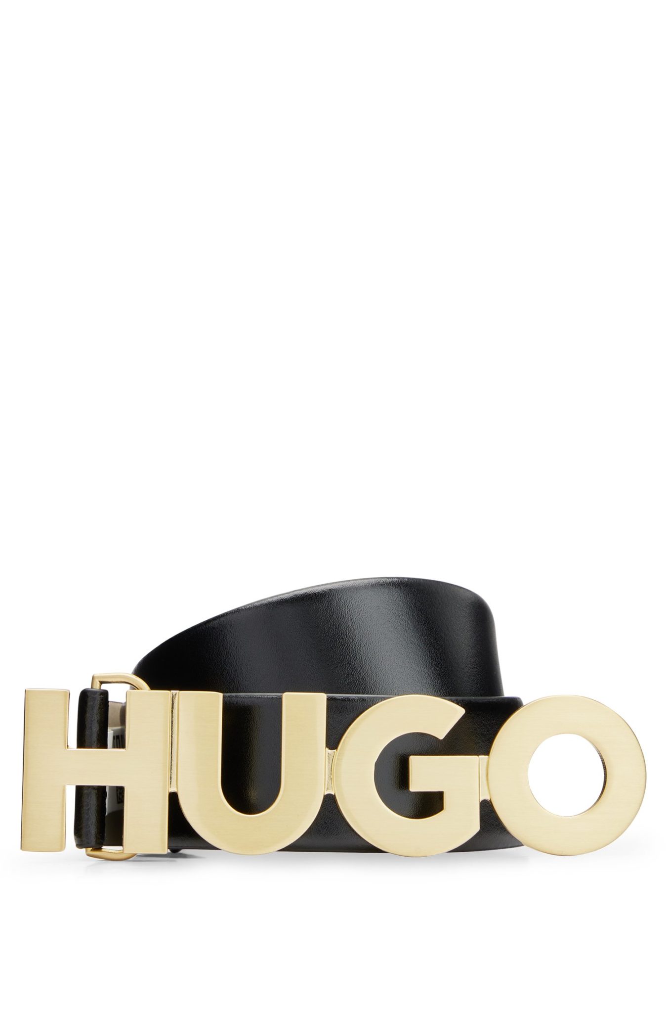 Hugo Boss Ceinture en cuir italien avec boucle logo