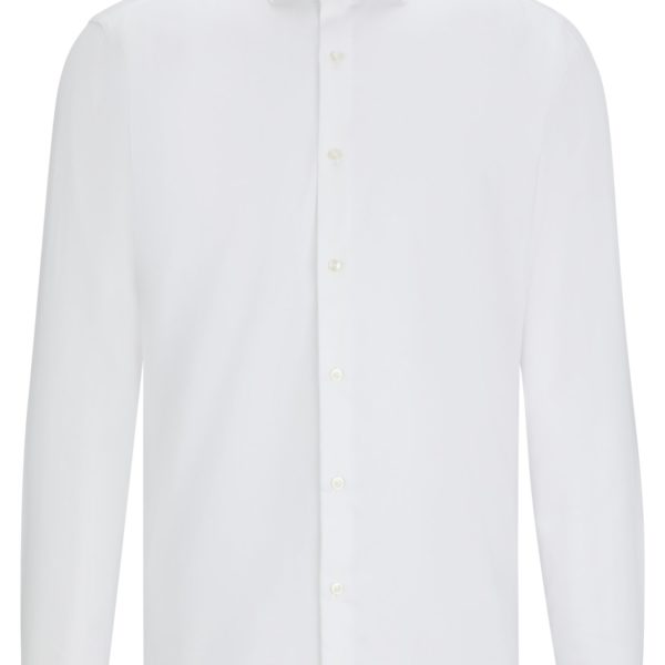 Hugo Boss Chemise Regular Fit en twill de coton stretch facile à repasser