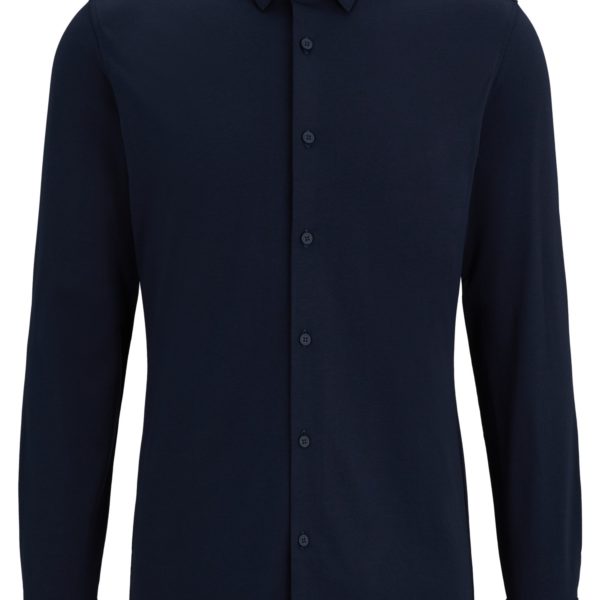 Hugo Boss Chemise Slim Fit en jersey de coton stretch mélangé performant