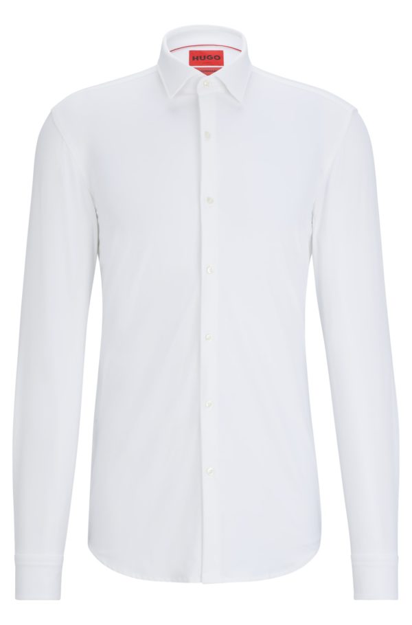 Hugo Boss Chemise Slim Fit en jersey stretch performant
