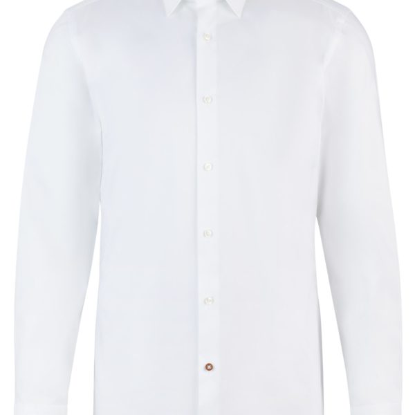 Hugo Boss Chemise Slim en popeline de coton facile à repasser