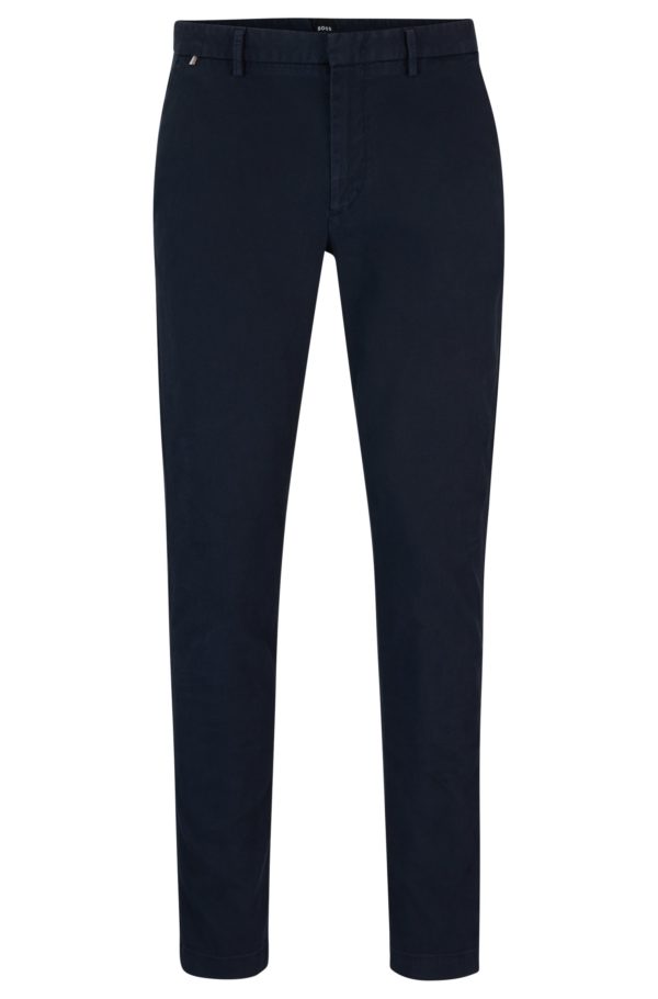Hugo Boss Chino Slim Fit en coton stretch mélangé