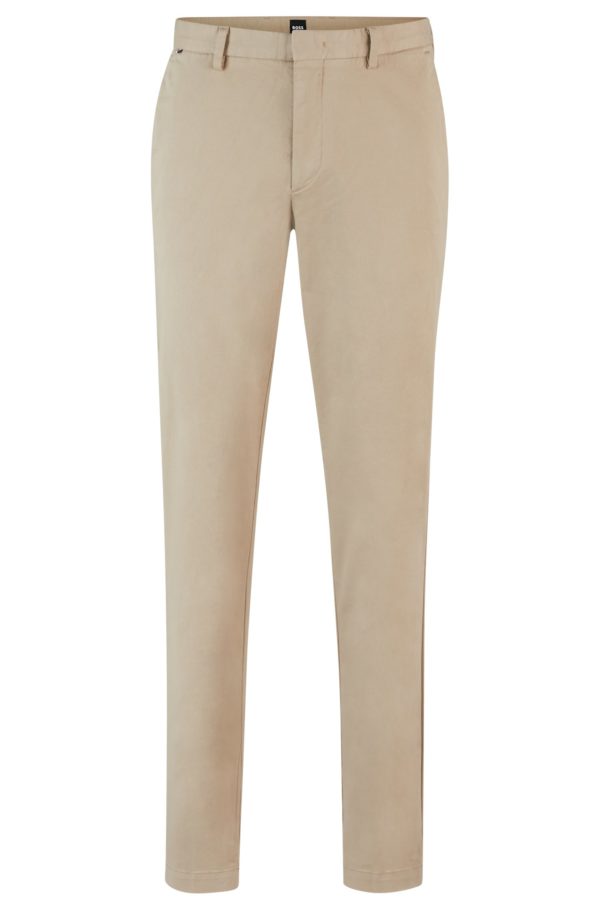 Hugo Boss Chino Slim en gabardine de coton stretch