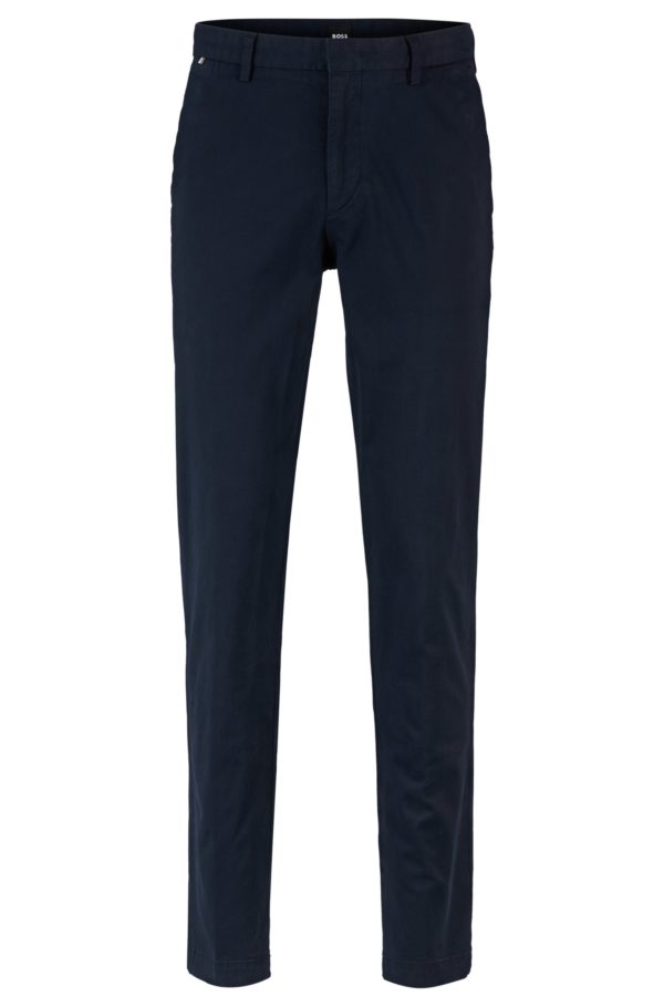 Hugo Boss Chino Slim en gabardine de coton stretch