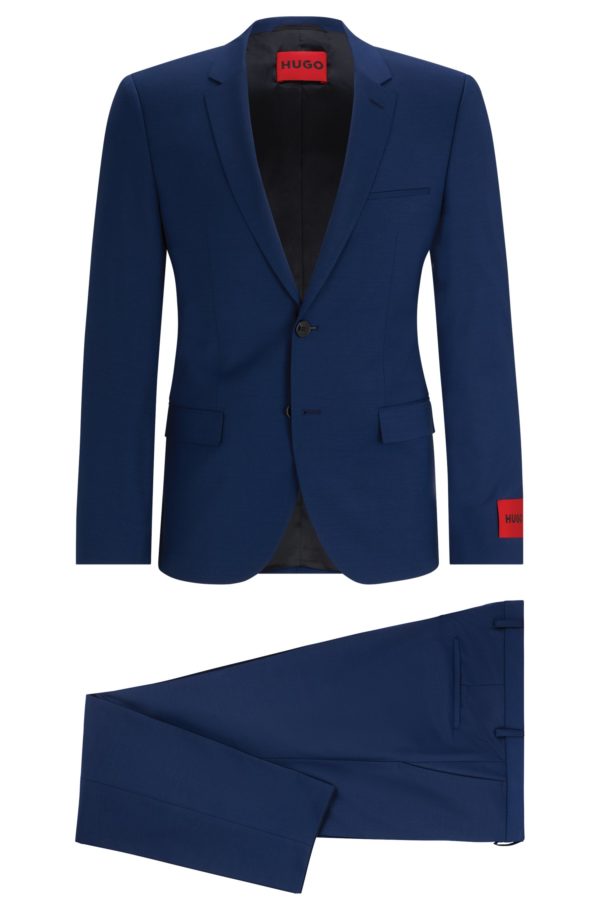 Hugo Boss Costume Extra Slim en laine mélangée