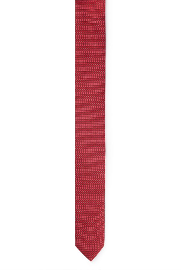 Hugo Boss Cravate en jacquard de soie à motif moderne